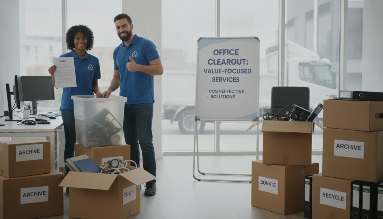 Office Cleanout FAQs: Cost, Scheduling, Electronics & What’s Next in Woodstock